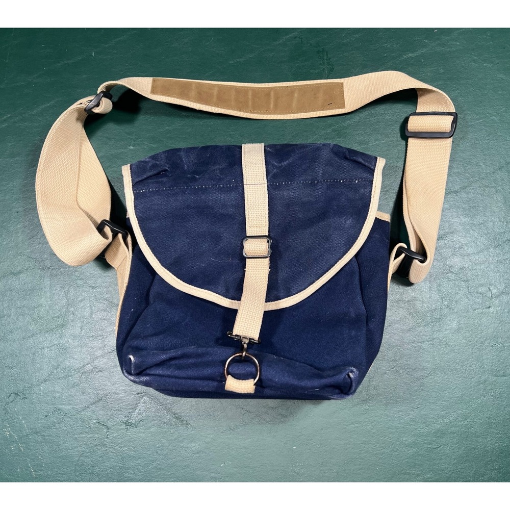 Domke Camera Bag Navy Blue Waxed Canvas Messenger Crossbody Shoulder Bag
